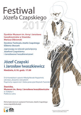 Festiwal Józefa Czapskiego 2017 - grafika