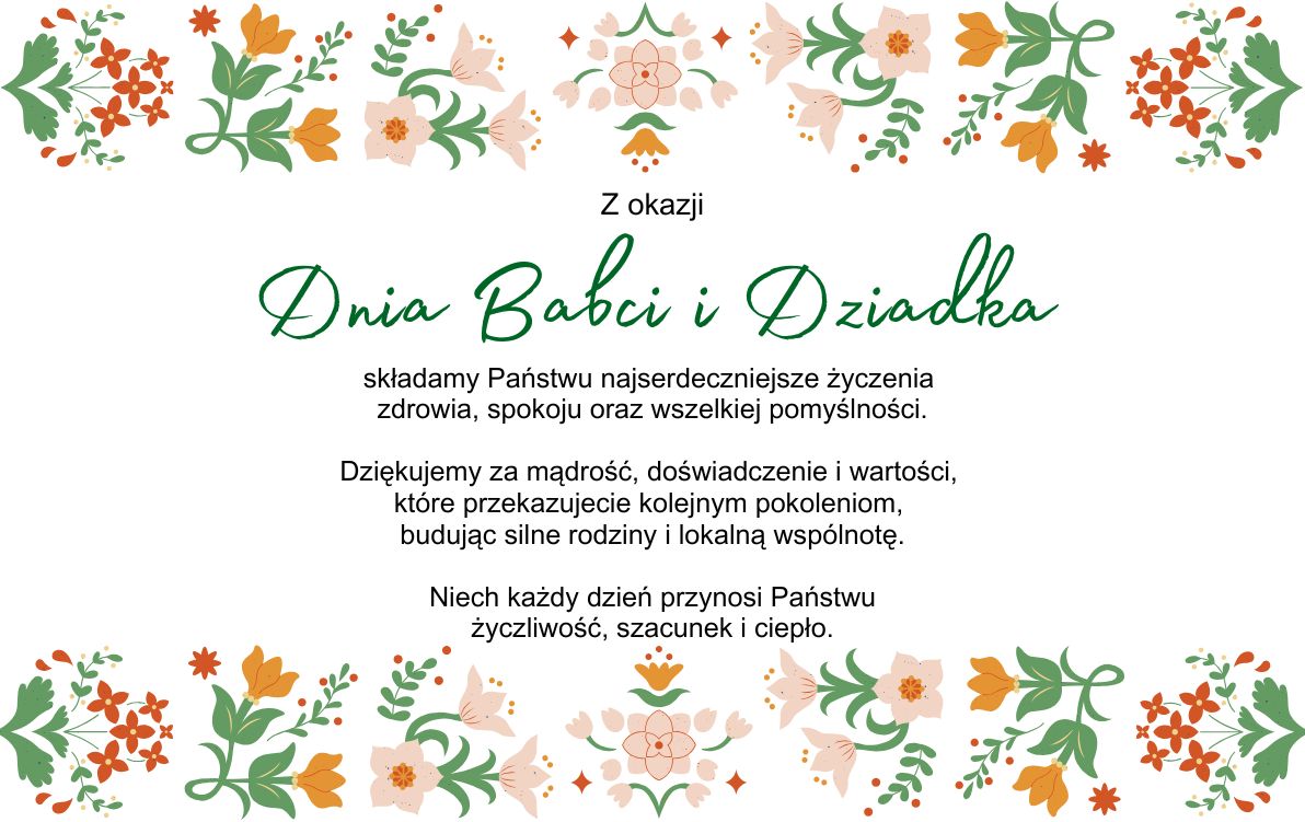 Dzień Babci i&nbsp;Dziadka życzenia
