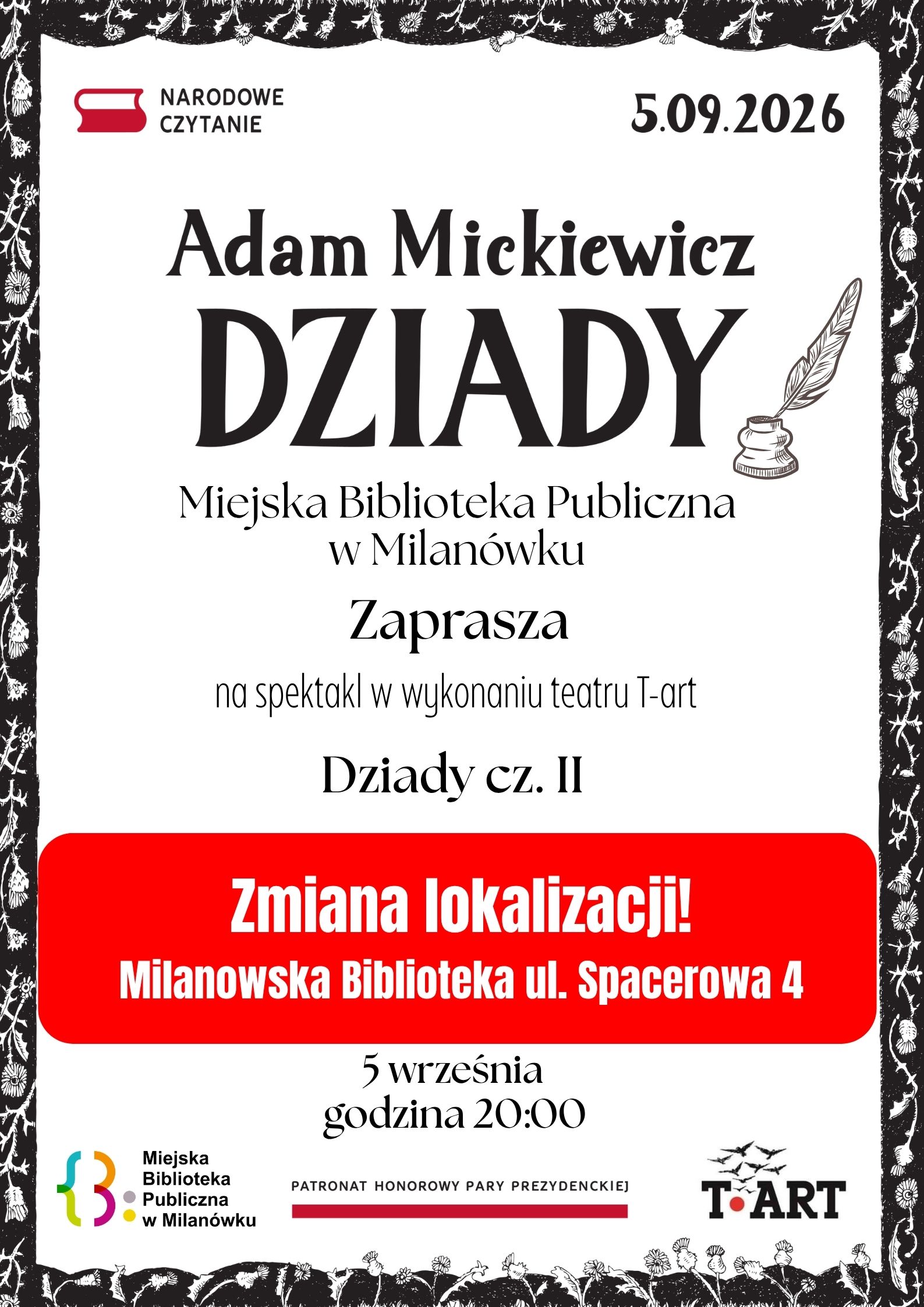 plakat Narodowe Czytanie
