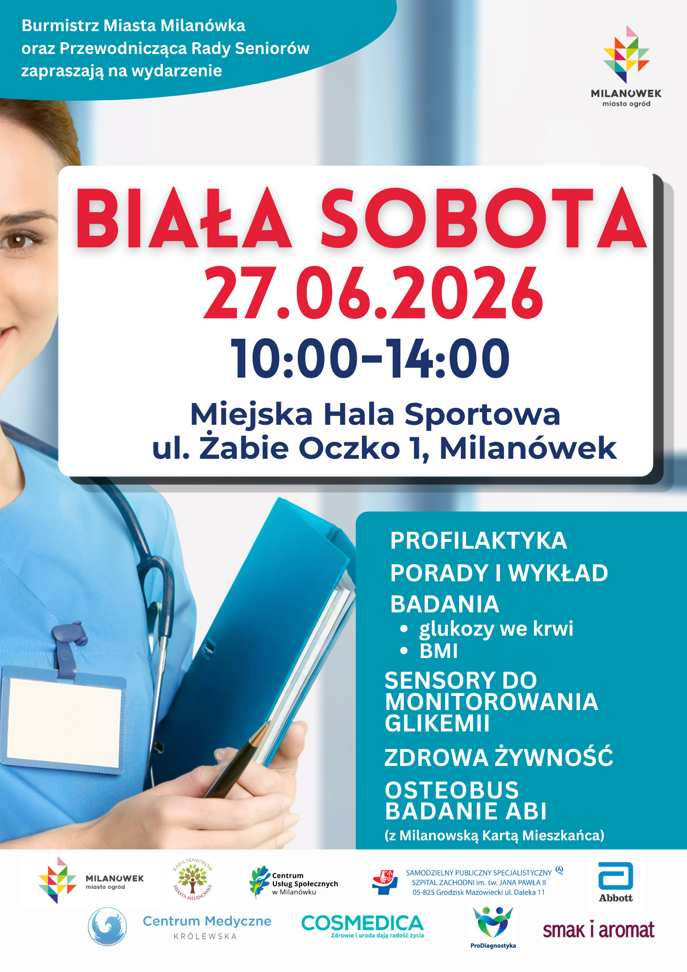 Plakat "Biała Sobota"