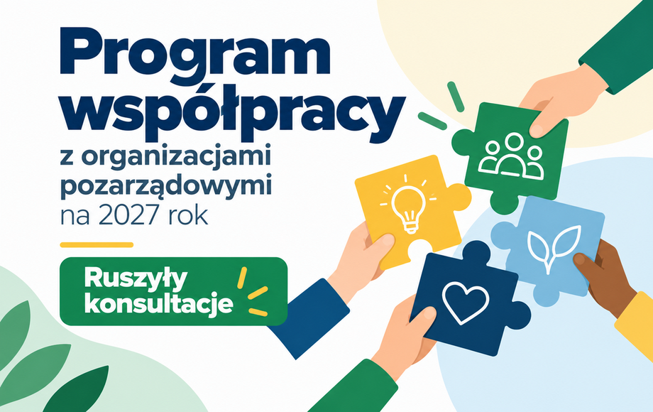 Ruszyły konsultacje Programu współpracy z organizacjami pozarządowymi na 2027 rok – ilustracja