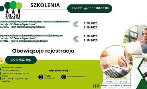 grafika z informacją o szkoleniu