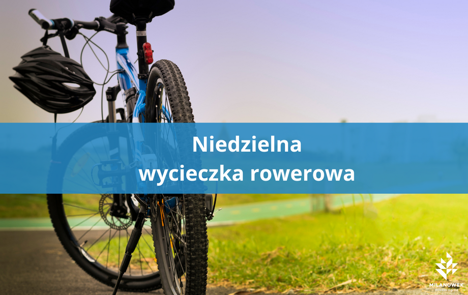 Zapraszamy na niedzielną wycieczkę rowerową – ilustracja