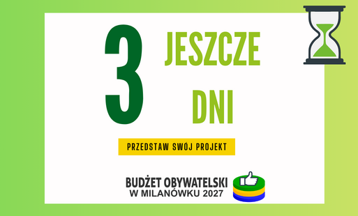 przypomnienie o składaniu wniosków do budżetu obywatelskiego