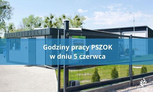 grafika informująca o funkcjonowaniu PSZOK 