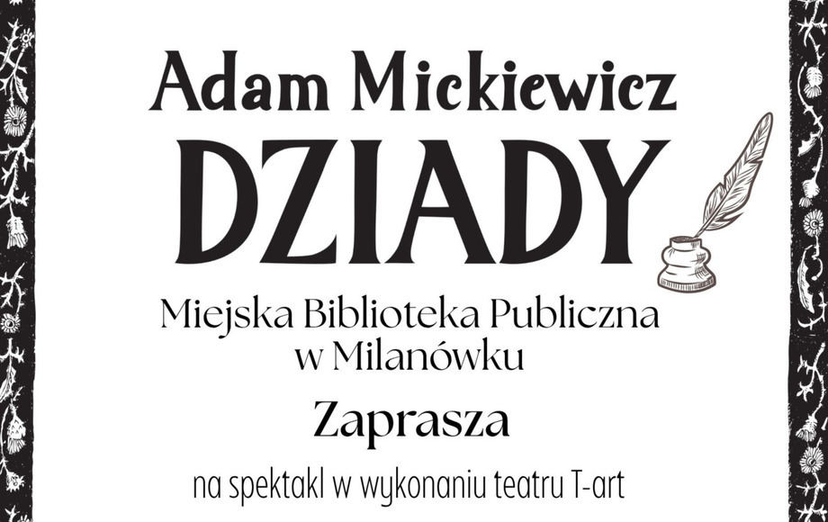 Zmiana lokalizacji Narodowego Czytania w dniu 5 września – ilustracja