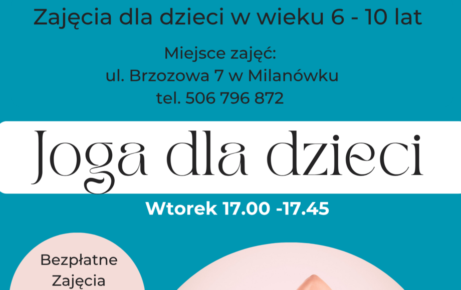 Centrum Usług Społecznych zaprasza na zajecia Jogi dla dzieci – ilustracja