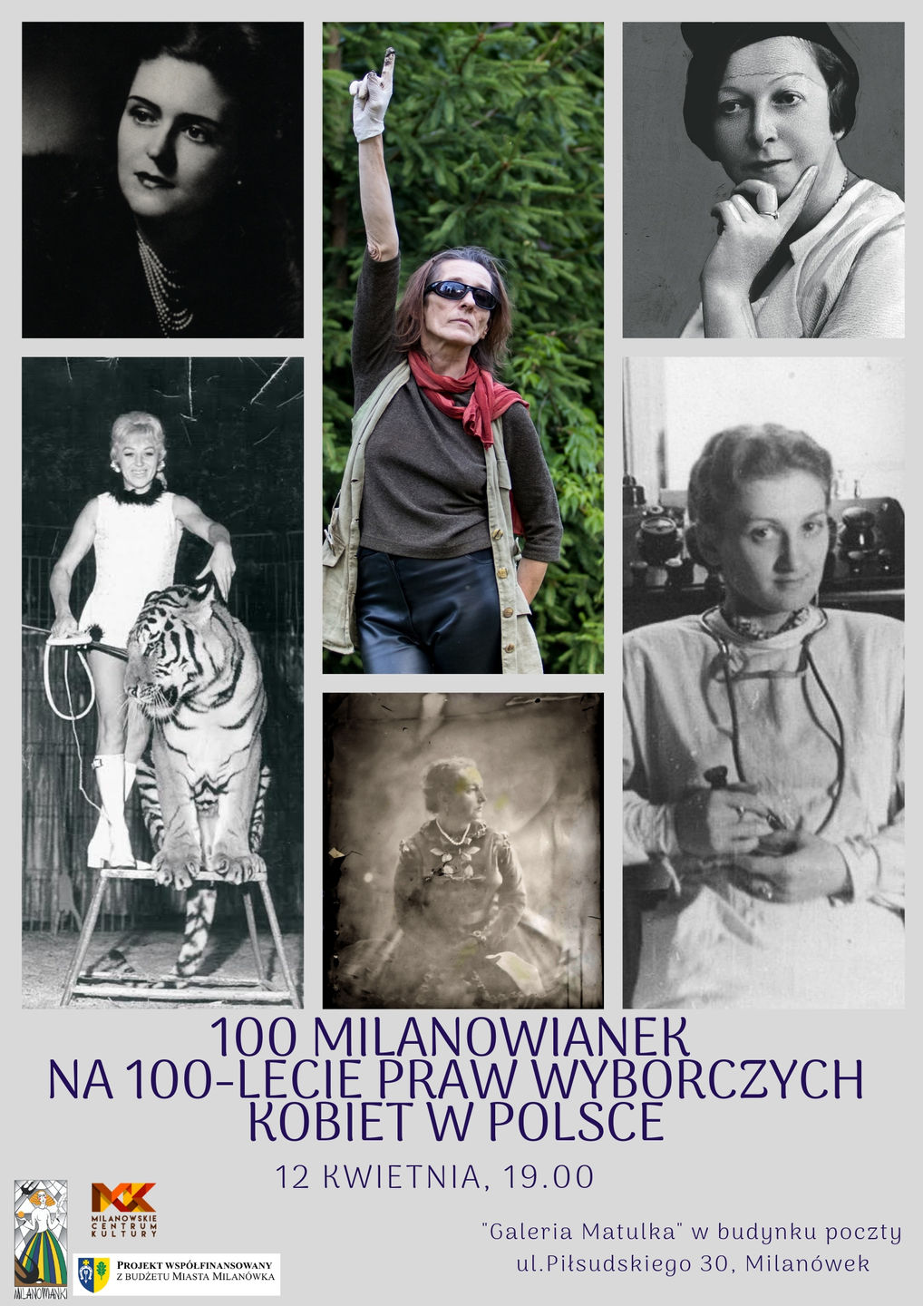 Wystawa "100 Milanowianek na 100-lecie praw wyborczych kobiet w Polsce"