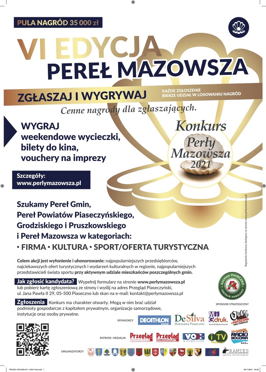 Perły Mazowsza - plakat