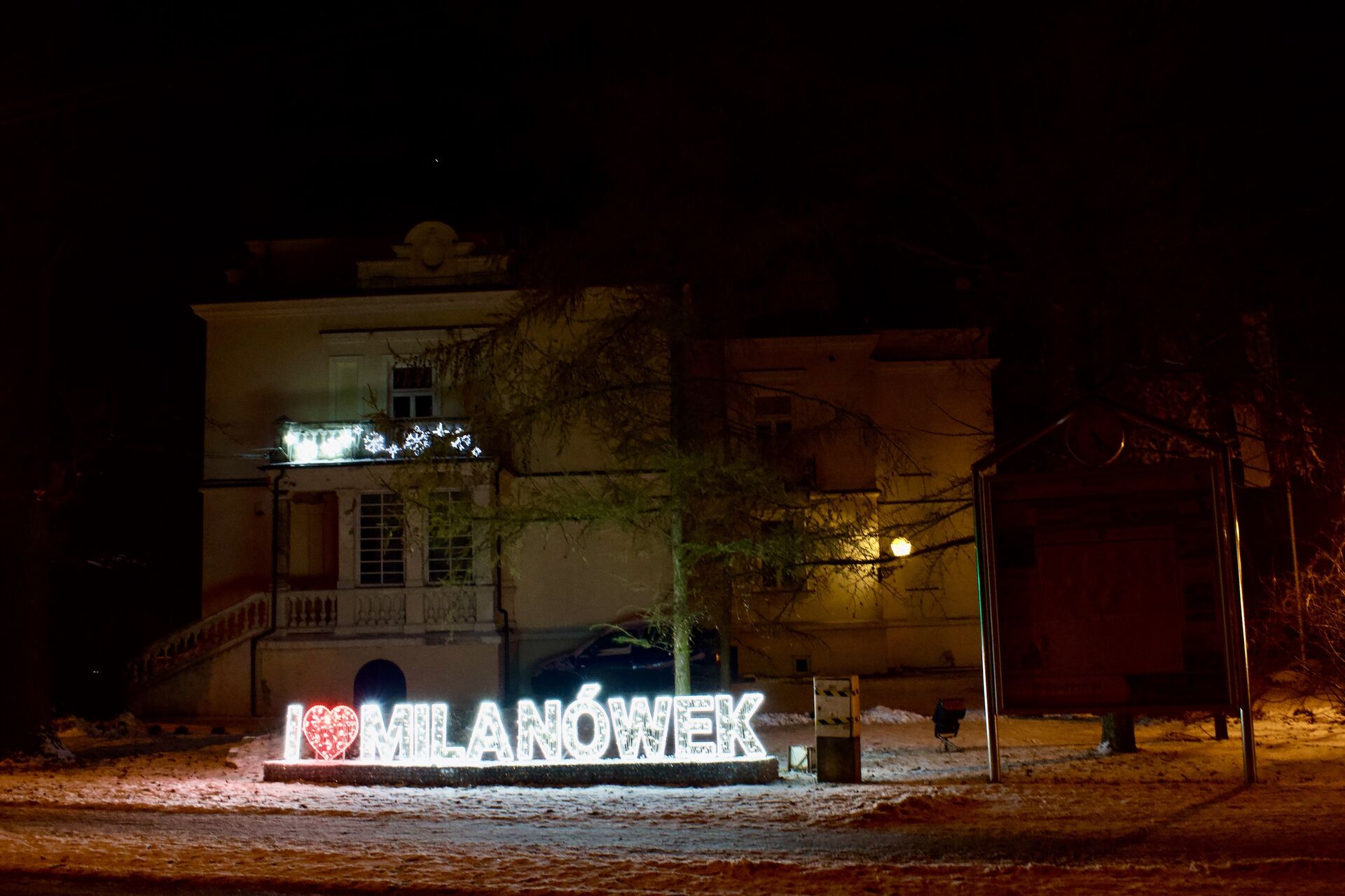 Iluminacje świąteczne w Milanówku - 6 