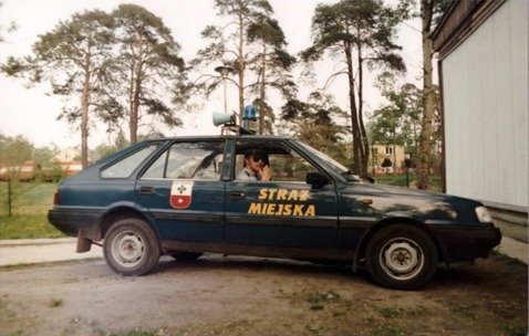 Pierwszy radiowóz, grudzień 1991 r.