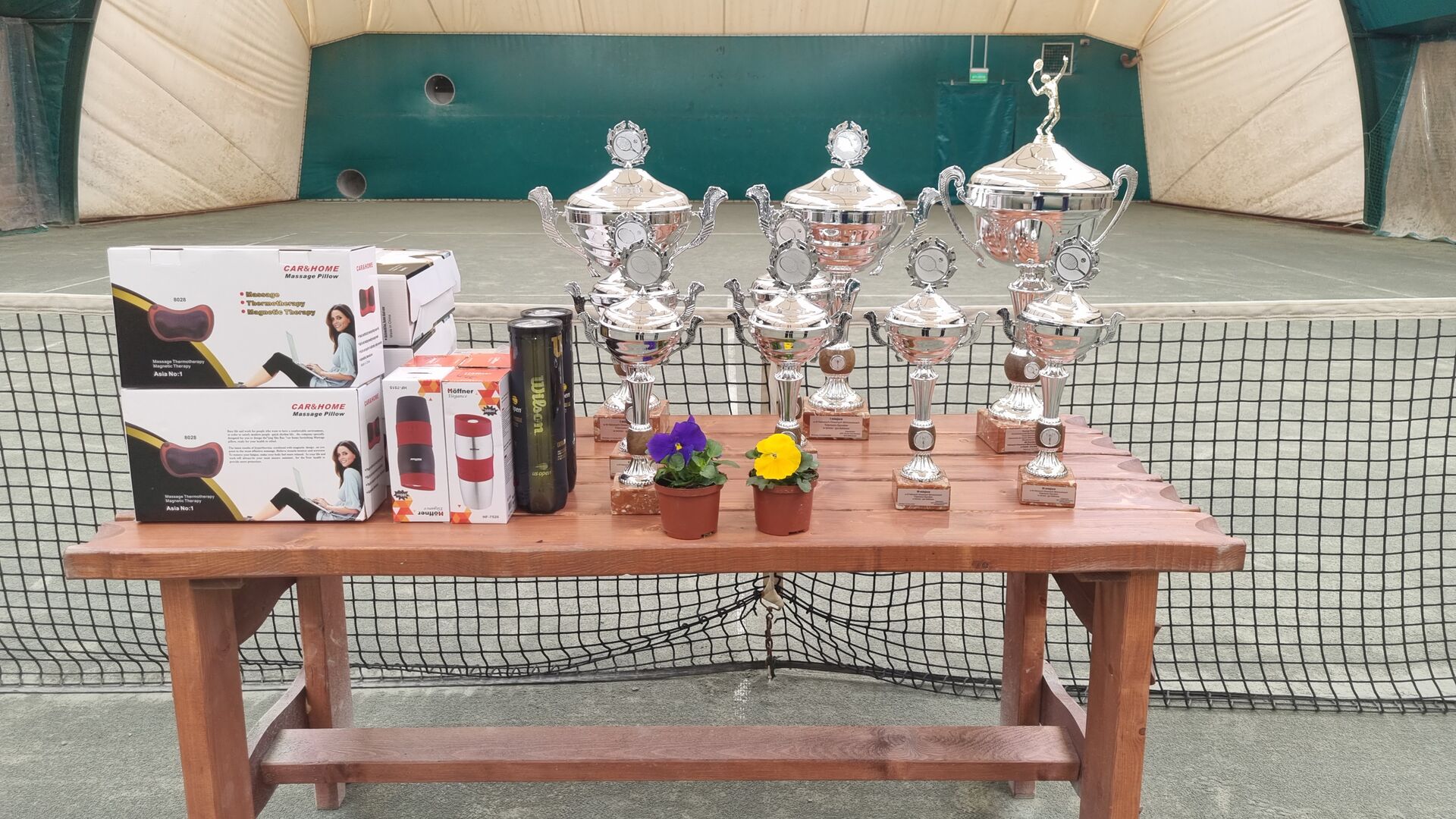 III Halowe Mistrzostwa Trójmiasta Ogrodów w tenisie ziemnym – gra podwójna - nagrody