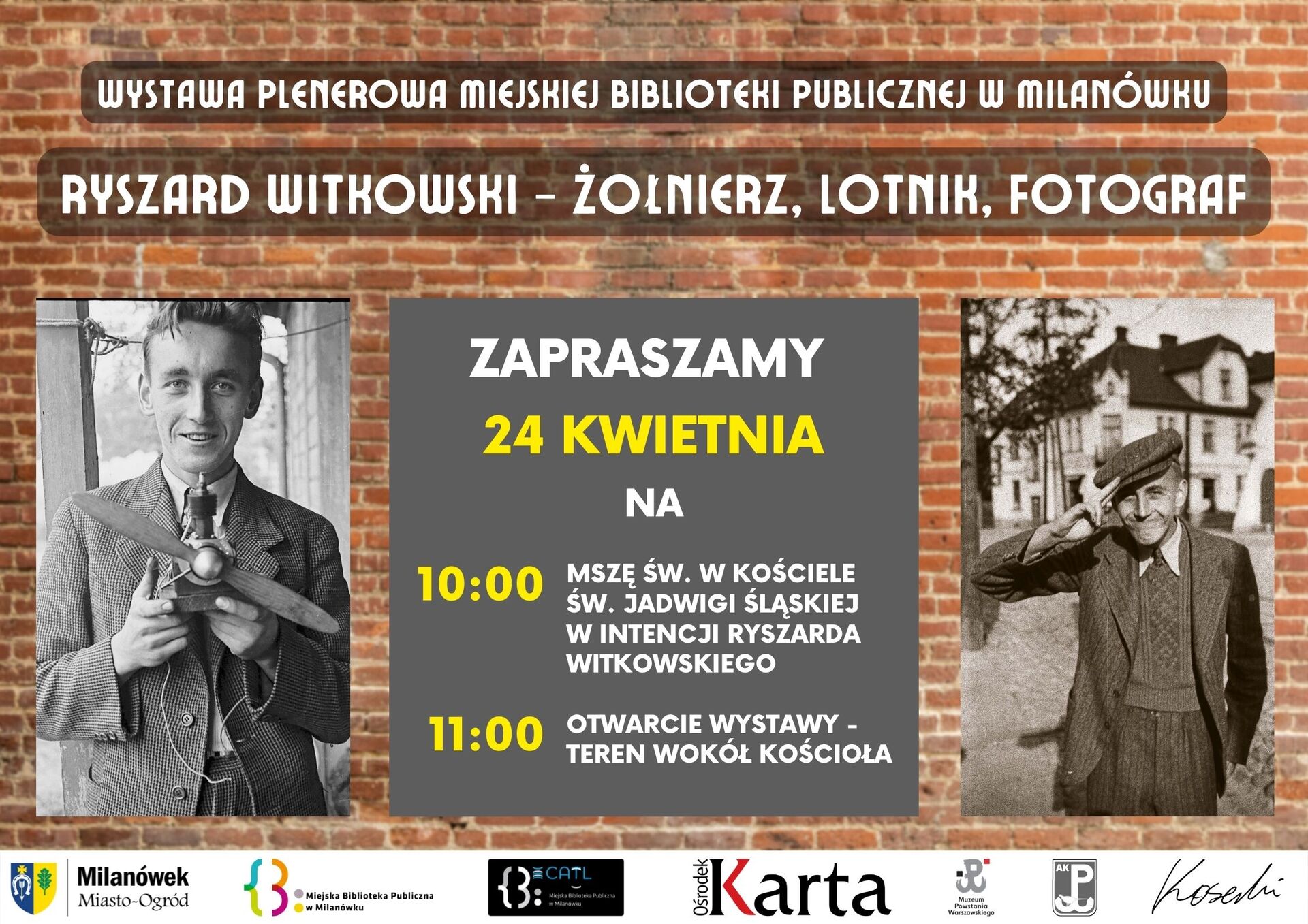 Ryszard Witkowski - Żołnierz, lotnik, fotograf - plakat
