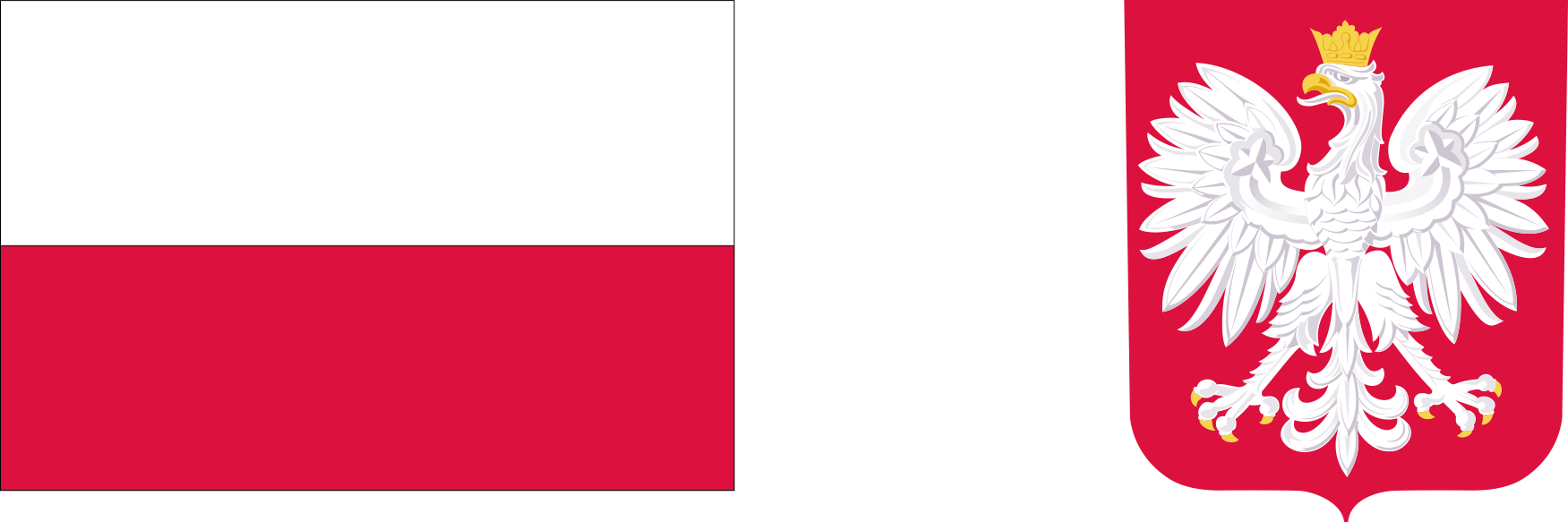 Flaga Polski. Godło Polski