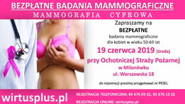 Bezpłatne badanie mammograficzne - grafika