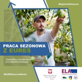 Kampania informacyjna: praca sezonowa dla sieci EURES w Polsce - grafika