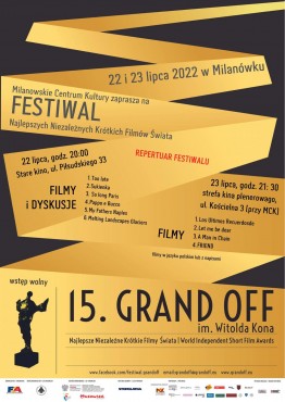 Festiwal Grand OFF w Milanówku - grafika