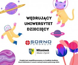 Milanowski Wędrujący Uniwersytet Dziecięcy - grafika
