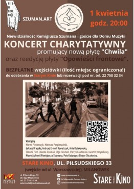 Koncert charytatywny Remigiusza Szumana i gości - grafika