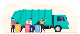 Harmonogram odbioru odpadów - styczeń-grudzień 2023 - grafika